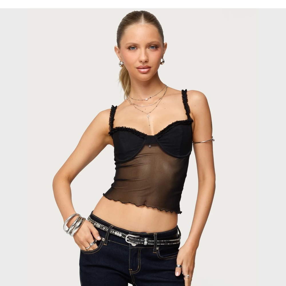 Edikted mesh tank top